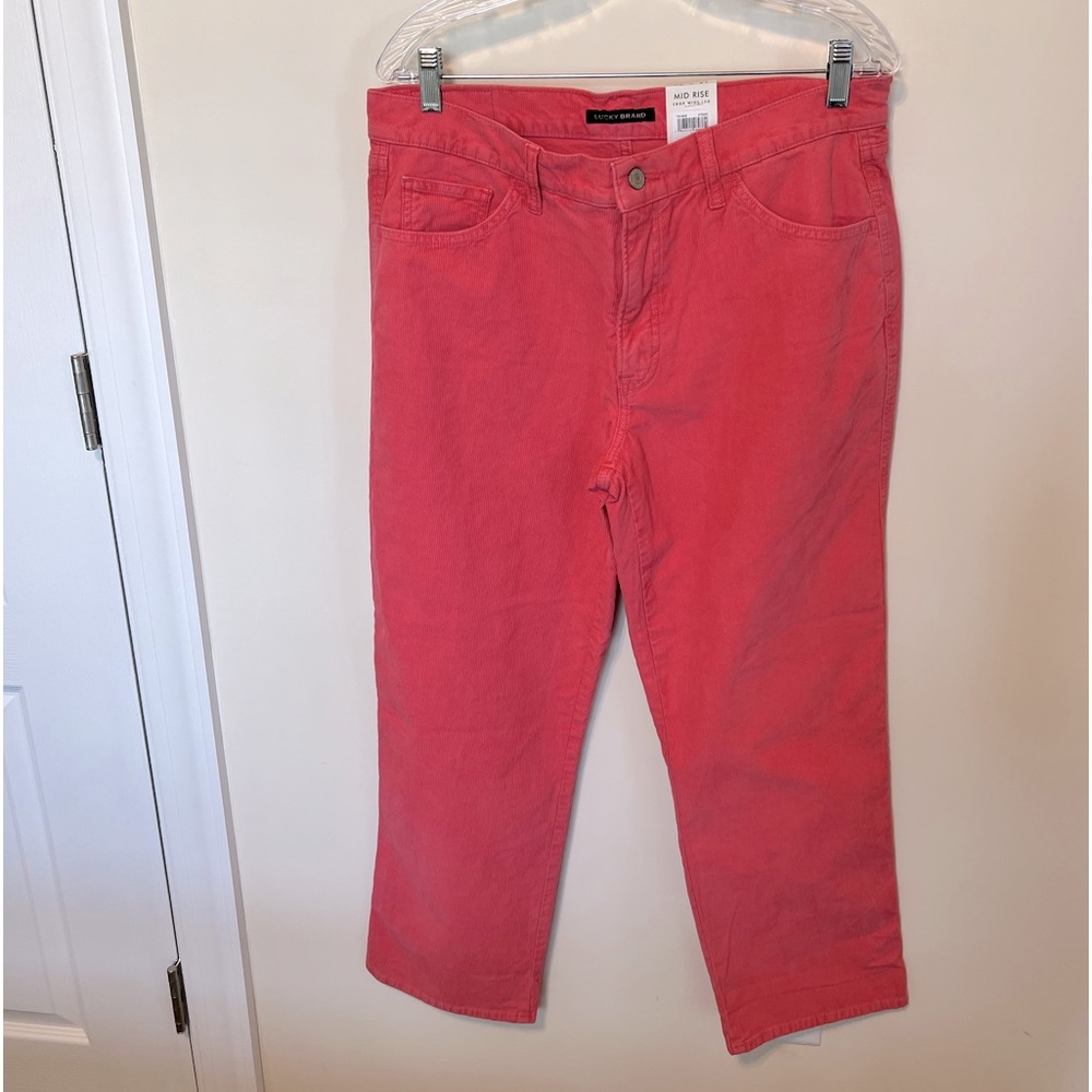 Lucky Brand (Los Angeles) Women’s Mid Rise Crop Wide Leg / Brand NWT / Size 14